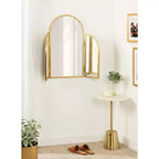 Miroir arche trépied Amoli 71x71cm Or - Kate & Laurel All Things Decor : style moderne, montage mural, aucun assemblage requis
