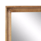 Miroir mural rectangulaire Hatherleigh 24"x36" de Kate & Laurel All Things Decor, brun rustique : style de transition, aucun assemblage requis