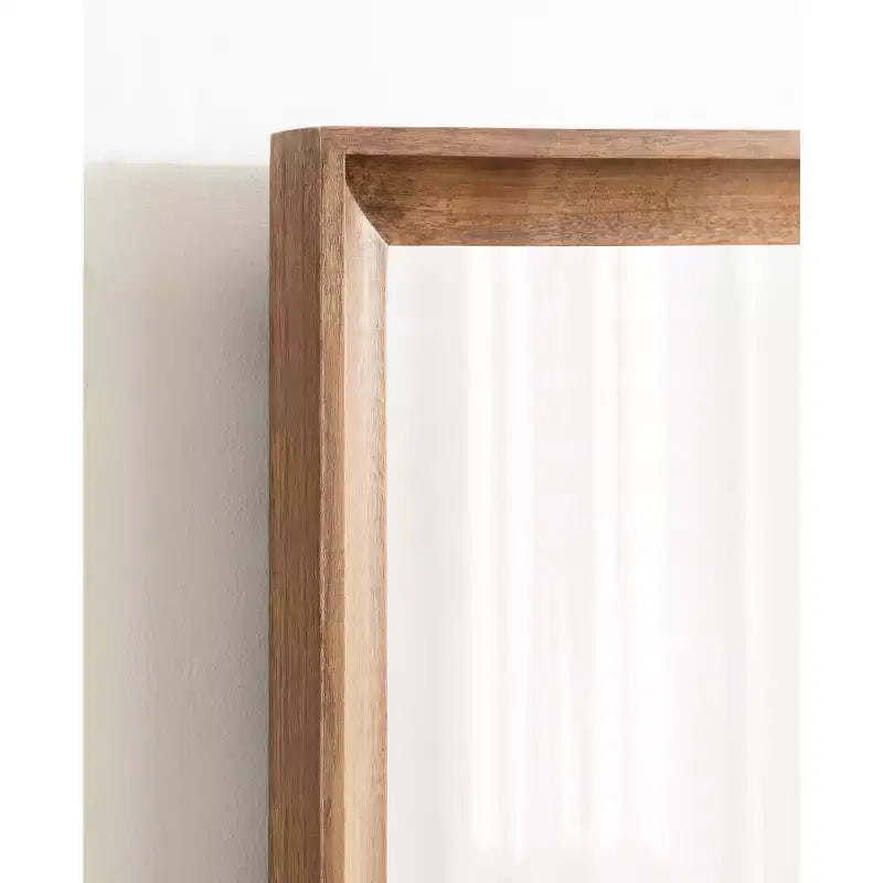 Miroir mural rectangulaire Hatherleigh 24"x36" de Kate & Laurel All Things Decor, brun rustique : style de transition, aucun assemblage requis