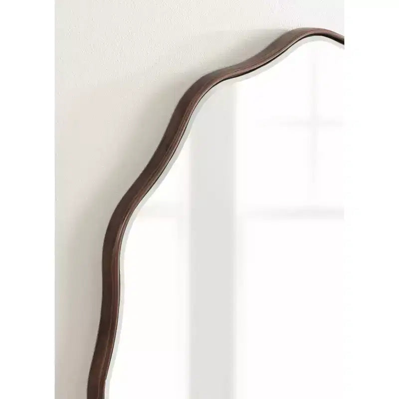 Kate & Laurel All Things Decor Miroir rond festonné Viona 26" de diamètre, bronze