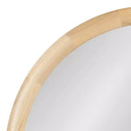 Kate & Laurel All Things Decor Miroir Mural Rond Dessa 32"X32" Naturel
