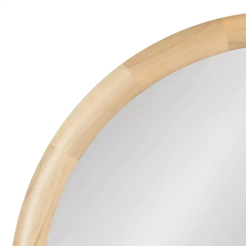 Kate & Laurel All Things Decor Miroir Mural Rond Dessa 32"X32" Naturel