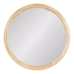 Kate & Laurel All Things Decor Miroir Mural Rond Dessa 32"X32" Naturel