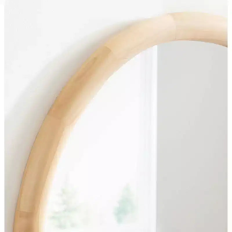 Kate & Laurel All Things Decor Miroir Mural Rond Dessa 32"X32" Naturel