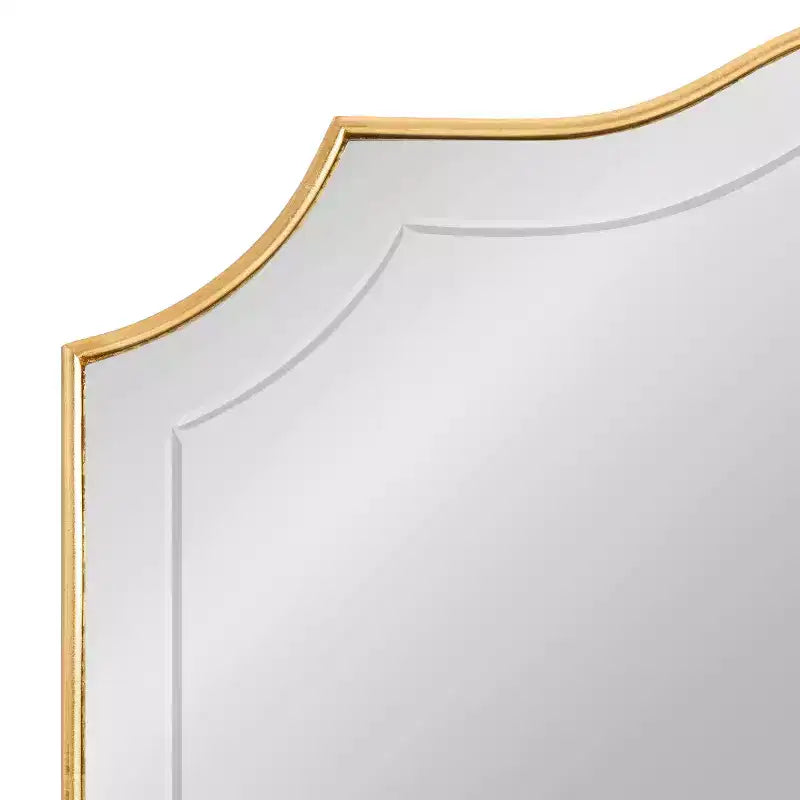 Miroir Mural Hollyn Arched Kate & Laurel All Things Decor, 32"x28", Doré