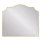 Miroir Mural Hollyn Arched Kate & Laurel All Things Decor, 32"x28", Doré