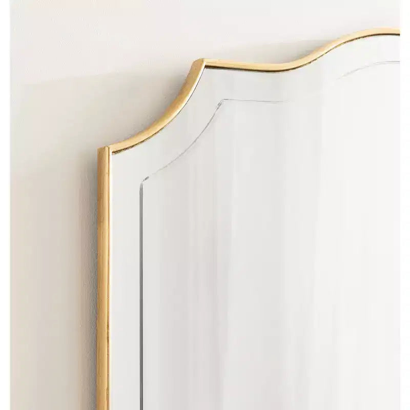 Miroir Mural Hollyn Arched Kate & Laurel All Things Decor, 32"x28", Doré