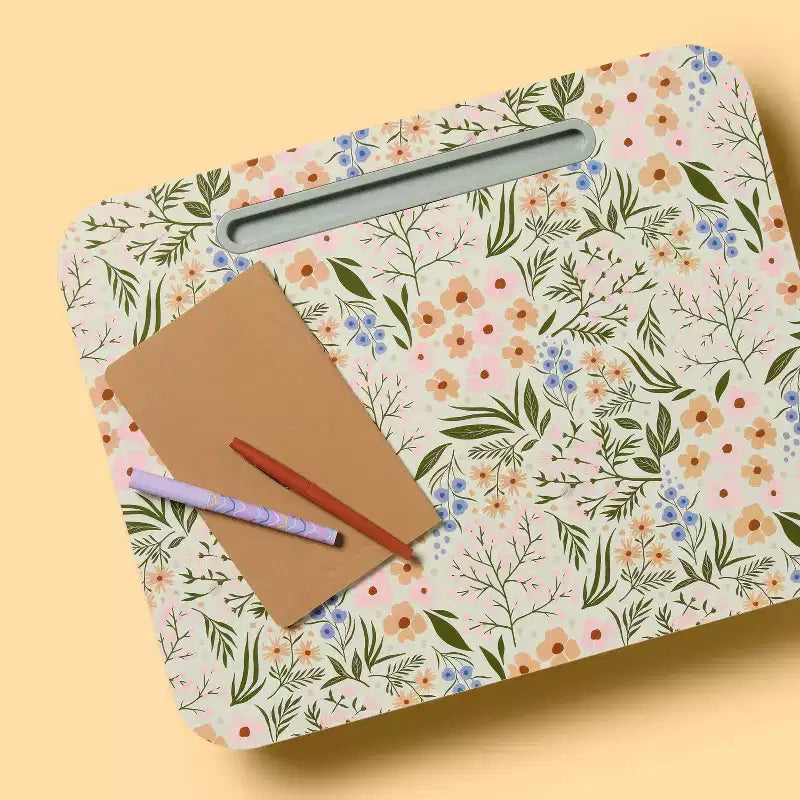 Plateau pour ordinateur portable à motif floral avec poignée - up&up™