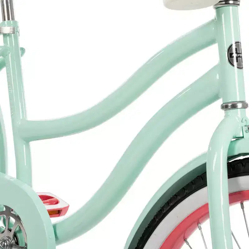 Vélo de croisière Huffy Good Vibrations pour adulte - Roues de 24 pouces - Menthe