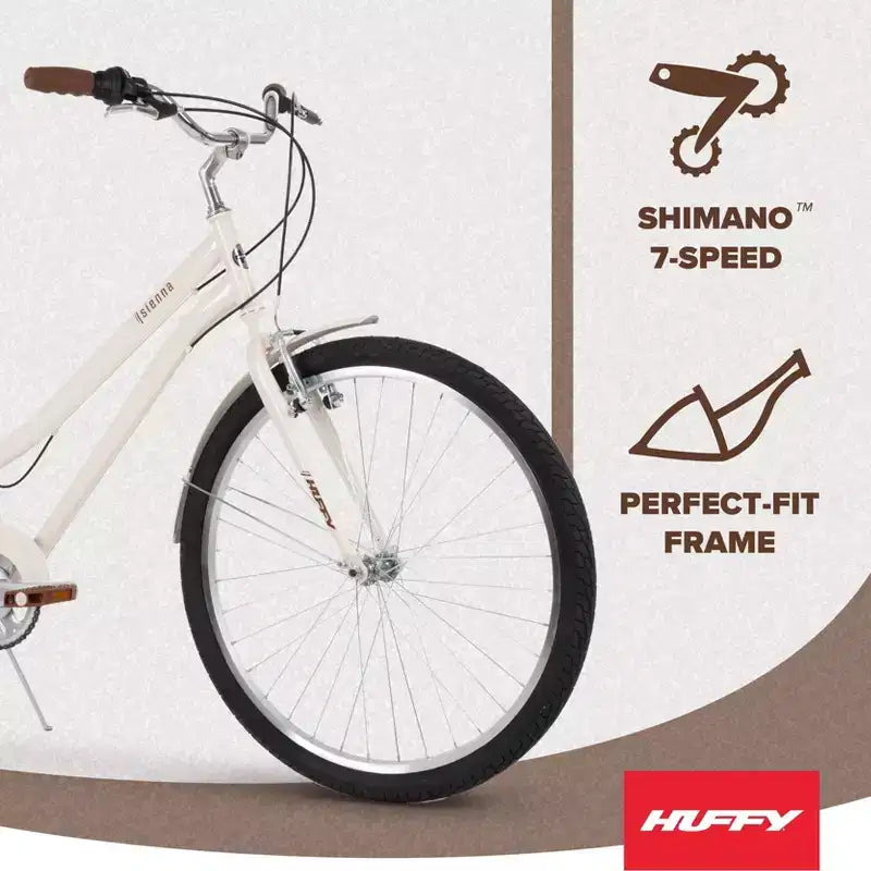 Vélo Confort Huffy Sienna 27,5" L - Crème