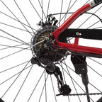 Vélo électrique Huffy Lyndon enjambeur – Roues de 27,5 po – 32 km/h – 36 V – Rouge