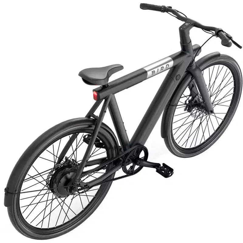 Vélo électrique hybride Bird Adult A Frame 28" Step Over - Noir : Cadre en aluminium, Vitesse maximale de 32 km/h