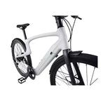 Urtopia Vélo électrique de croisière adulte en carbone 1 Pro Smart 27,64" à enjambement haut - Blanc S