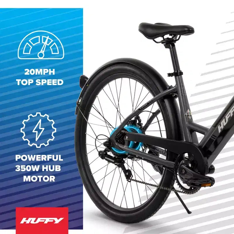 Vélo électrique Huffy Vienna 27.5" 36V pour adultes - Gris mat