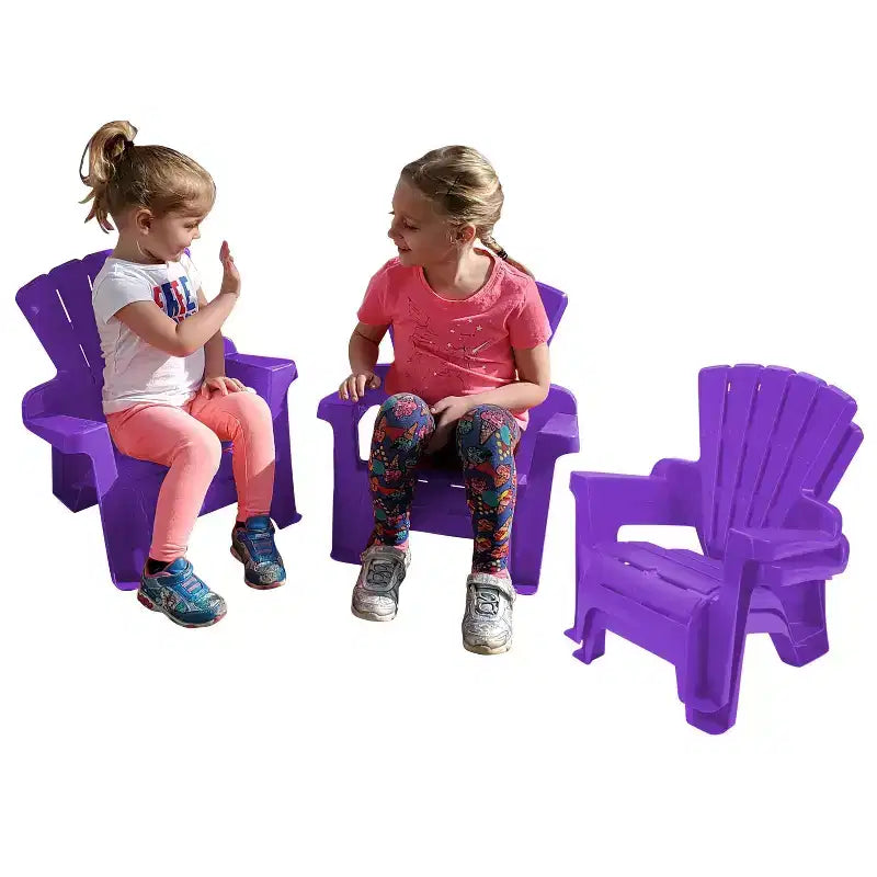 American Plastic Toys Inc. Lot de 4 Chaises Adirondack – Violet