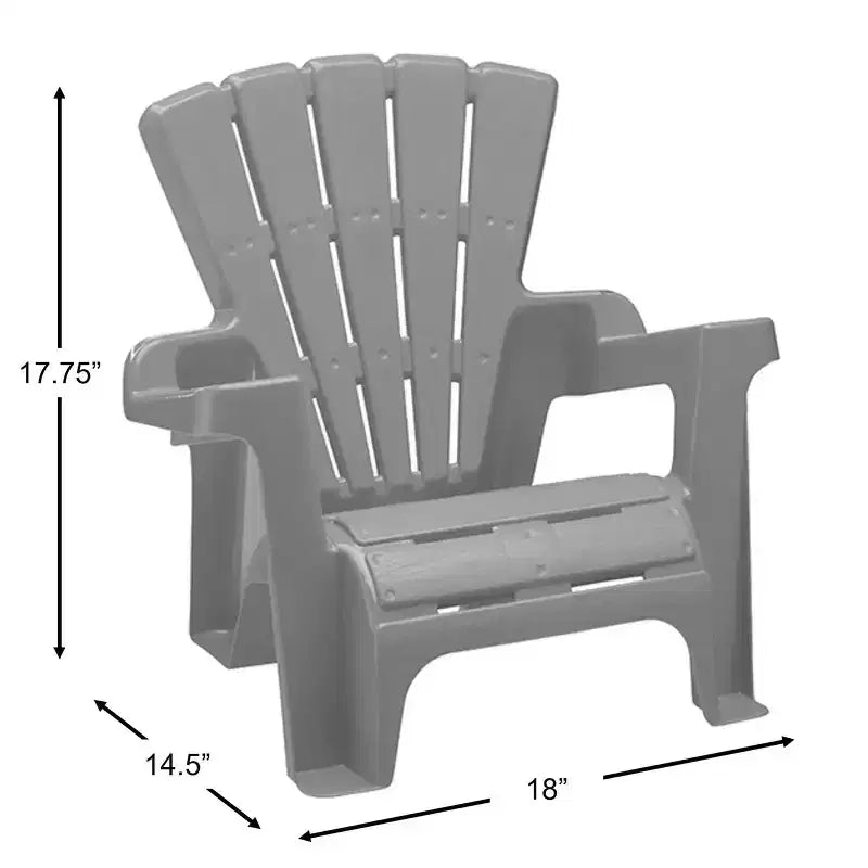 American Plastic Toys Inc. Lot de 4 Chaises Adirondack – Violet