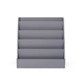 Humble Crew Kids' Explorer Wooden Bookshelf Gray: 4-Shelf MDF Book Rack, 24" H x 24" W x 13" D, Ages 2+