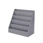 Étagère en bois Humble Crew Kids' Explorer gris : bibliothèque en MDF à 4 niveaux, 61 cm H x 61 cm L x 33 cm P, à partir de 2 ans
