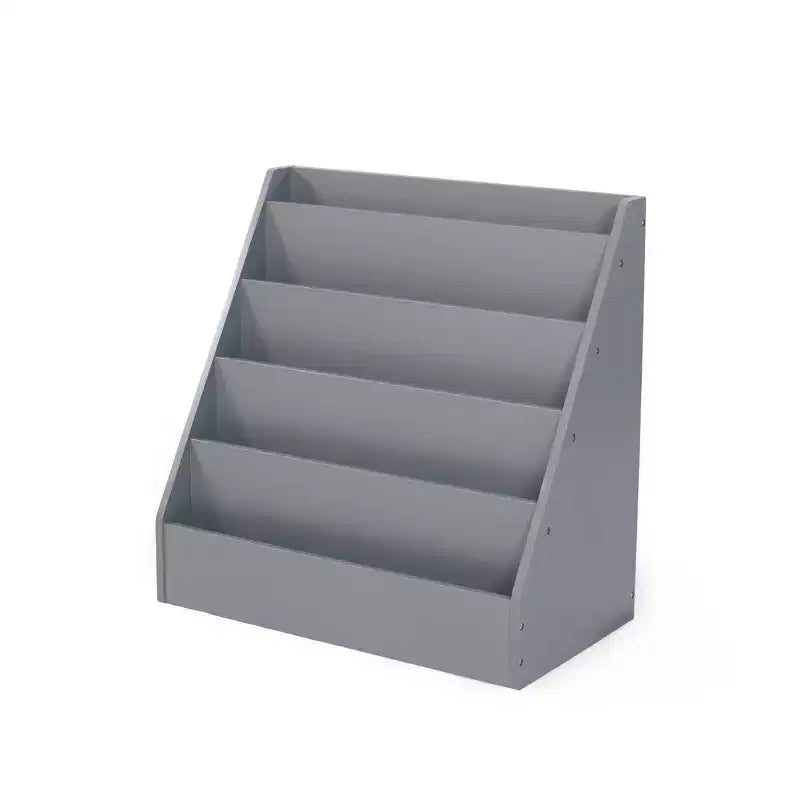 Étagère en bois Humble Crew Kids' Explorer gris : bibliothèque en MDF à 4 niveaux, 61 cm H x 61 cm L x 33 cm P, à partir de 2 ans