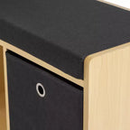 Humble Crew Kids' Toddler BookNook Bois : Cadre en MDF, quincaillerie en acier, 2 étagères, 2 tiroirs, ensemble de 5 pièces