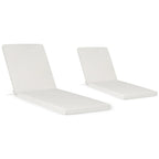 Coussins de chaise longue de patio d'extérieur tout temps Polytrends Fading Free - (Lot de 2)