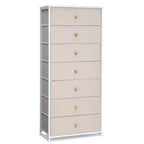 Crestlive Products Commode à 7 tiroirs pour chambre à coucher Meuble de rangement Tour de rangement pour chambre à coucher
