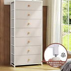 Crestlive Products Commode à 7 tiroirs pour chambre à coucher Meuble de rangement Tour de rangement pour chambre à coucher