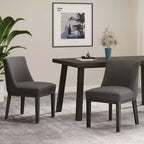 Christopher Knight Home Camas Chaises de salle à manger contemporaines en bois rembourrées (lot de 2)