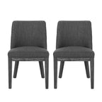 Christopher Knight Home Camas Chaises de salle à manger contemporaines en bois rembourrées (lot de 2)