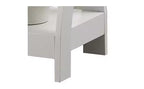 Table d'appoint en bois à 3 niveaux Kings Brand Furniture avec étagères - Table de chevet carrée pour chambre ou étagère à livres