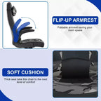 Chaise de bureau BestMassage Chaise de jeu Chaise de bureau d'ordinateur avec support lombaire et appui-tête réglable et chaise de joueur en cuir PU pour adultes