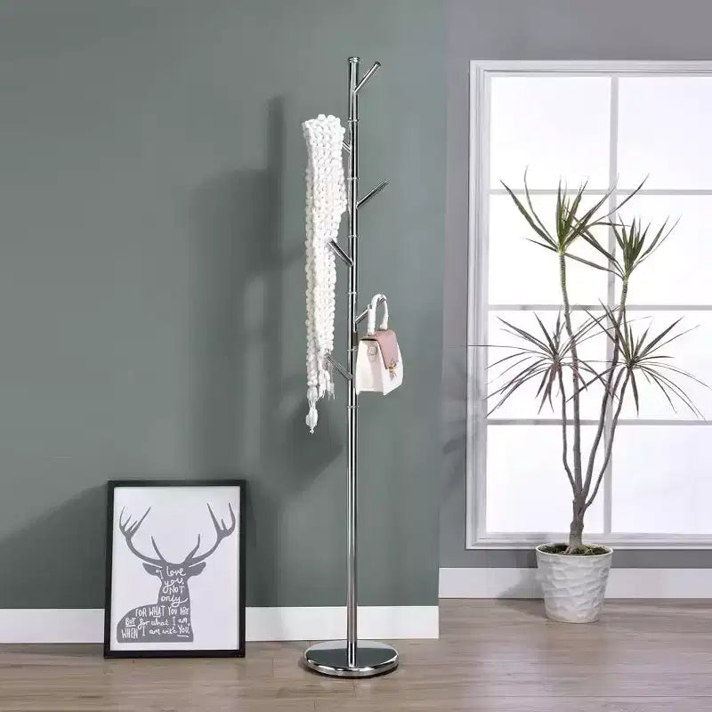 Kings Brand Furniture - Porte-manteau sur pied en métal pour chambre, couloir, entrée, bureau, chapeaux, manteaux, écharpes