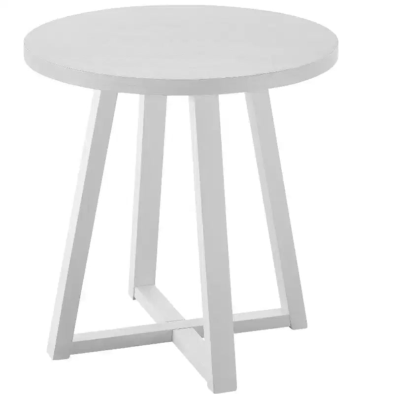 Table d'appoint ronde en bois Modern Harmony de Roundhill Furniture