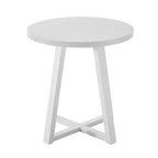 Table d'appoint ronde en bois Modern Harmony de Roundhill Furniture