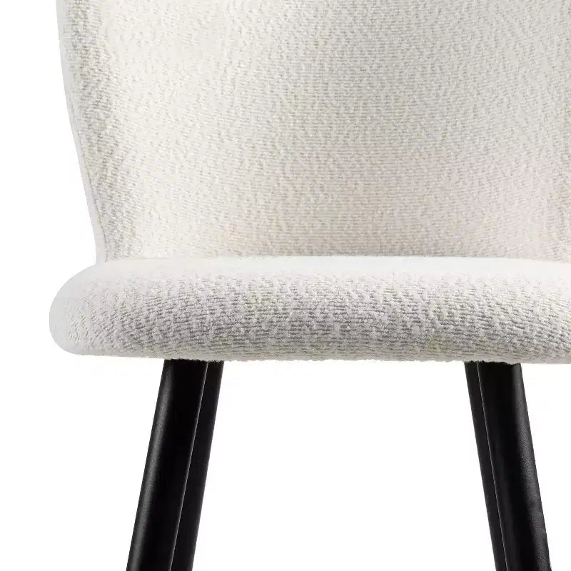 Tabourets de bar rembourrés modernes Christopher Knight Home Aveline 30'' avec pieds en métal à embouts dorés (Lot de 2)