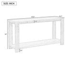 Caractéristiques distinctives d'une console minimaliste avec étagère inférieure et quatre pieds, adaptée à l'entrée, au couloir, au salon, au foyer.