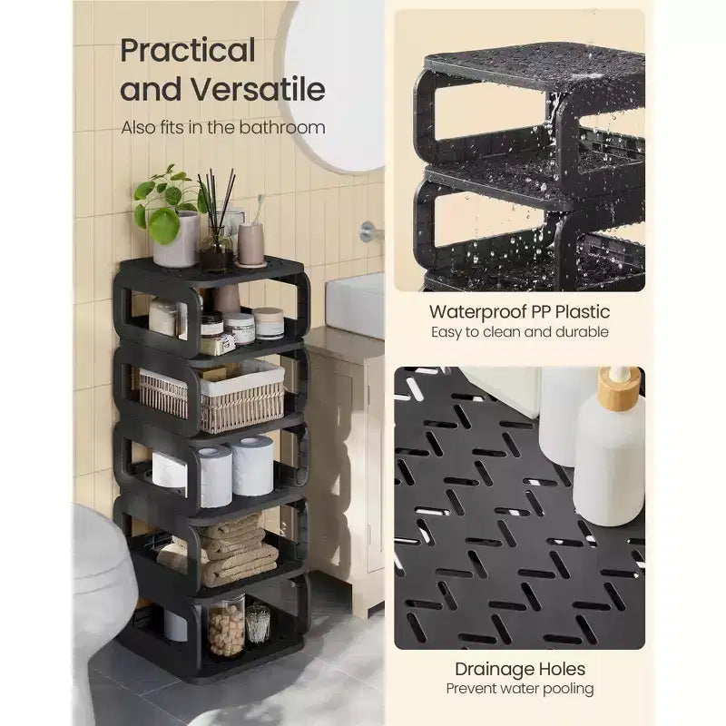 SONGMICS Meuble à Chaussures, Organisateur de Chaussures, 12 Étagères, Rangement de Chaussures, Étagère à Chaussures Étroite, Étagère Ouverte pour Entrée, Salon, Gain de Place