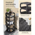 SONGMICS Meuble à Chaussures, Organisateur de Chaussures, 12 Étagères, Rangement de Chaussures, Étagère à Chaussures Étroite, Étagère Ouverte pour Entrée, Salon, Gain de Place