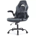 Chaise de jeu ultime JIONJOY : ergonomique, en cuir PU, chaise de bureau de direction avec accoudoirs relevables