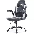 Chaise de jeu ultime JIONJOY : ergonomique, en cuir PU, chaise de bureau de direction avec accoudoirs relevables