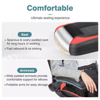 FIRNEWST Confort de jeu supérieur : Chaise ergonomique en cuir PU avec accoudoirs relevables réglables