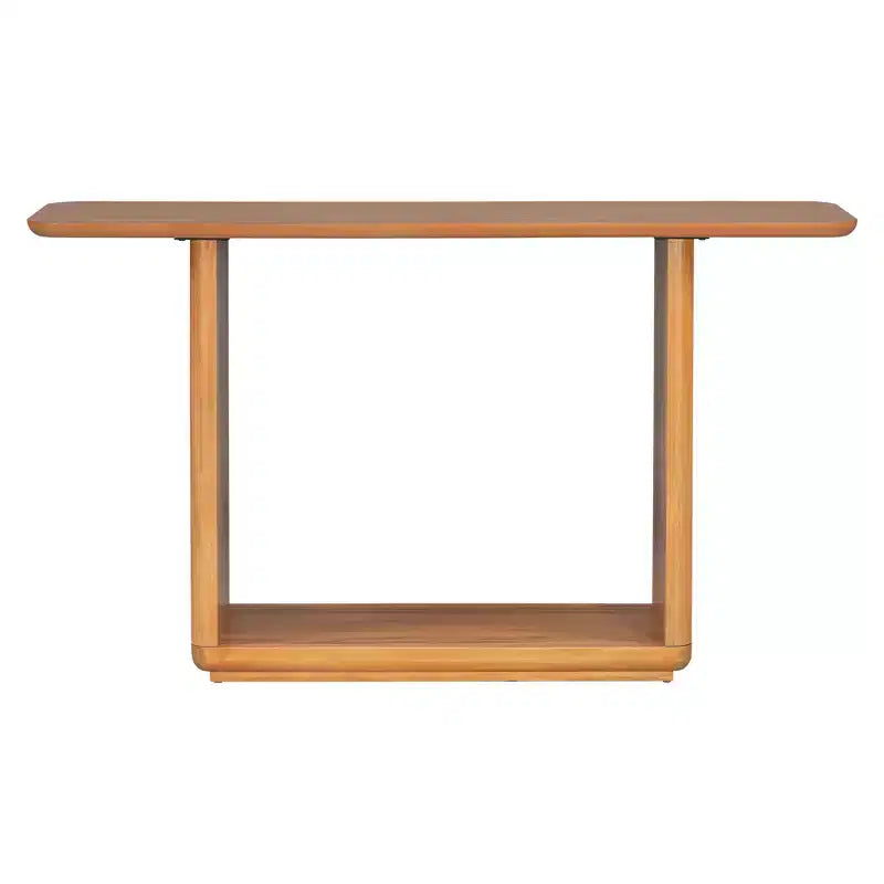 Christopher Knight Home Table Console en Bois Moderne Edana à Base en U avec Coins Arrondis