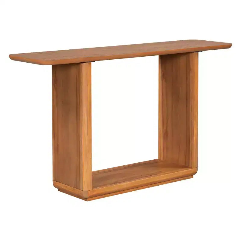 Christopher Knight Home Table Console en Bois Moderne Edana à Base en U avec Coins Arrondis