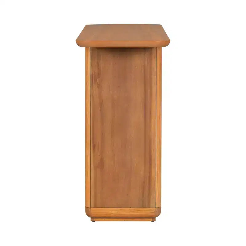 Christopher Knight Home Table Console en Bois Moderne Edana à Base en U avec Coins Arrondis