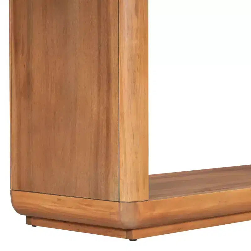 Christopher Knight Home Table Console en Bois Moderne Edana à Base en U avec Coins Arrondis