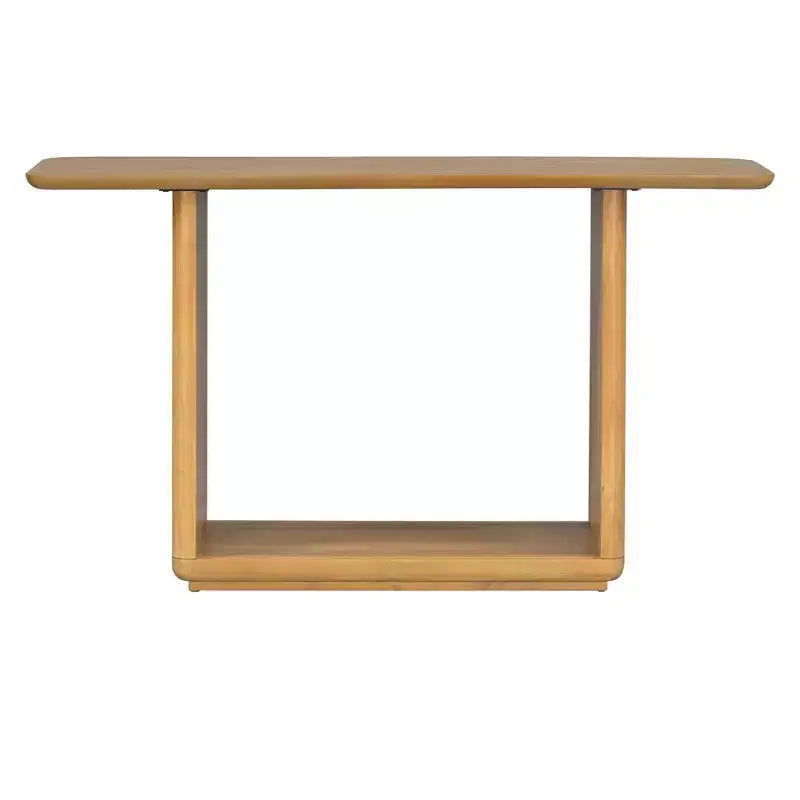 Christopher Knight Home Table Console en Bois Moderne Edana à Base en U avec Coins Arrondis