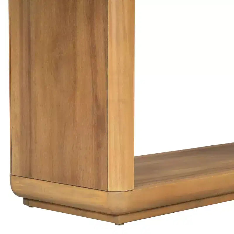 Christopher Knight Home Table Console en Bois Moderne Edana à Base en U avec Coins Arrondis