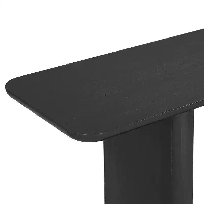 Christopher Knight Home Table Console en Bois Moderne Edana à Base en U avec Coins Arrondis