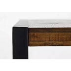 Jofran, Table d'appoint en acacia vieilli style industriel Loftworks