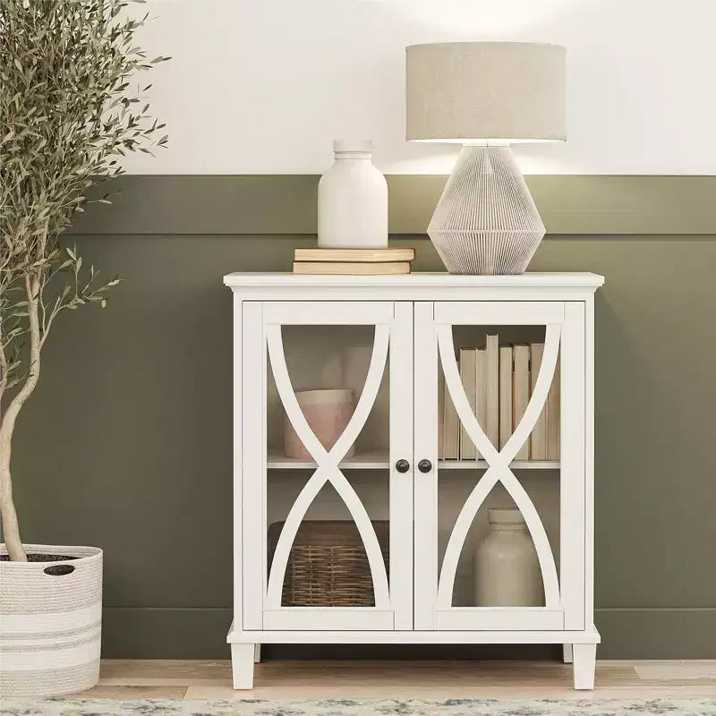 Meuble d'appoint Céleste d'Ameriwood Home avec portes vitrées